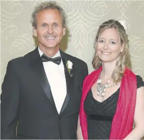  ??  ?? ZSA Legal’s Christophe­r Sweeney and wife Dominique Tardif.