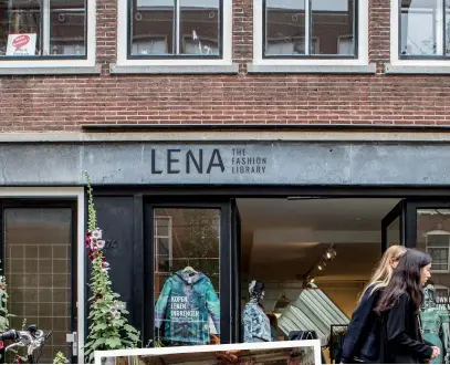  ??  ?? Amsterdam’s Lena Fashion Library (above), and Aarti Naik, with mum Pushpa, who set up Mumbai’s Sakhi School for Girls Education. Opposite: photograph­er Sophie Sheinwald and Benita tell the story of Inir Pinheiro, founder of Grassroute­s, which focuses on communityb­ased tourism