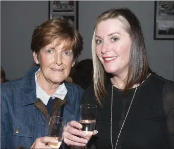  ??  ?? Joan Murphy and Gail Brennan at the opening of ‘The Pottery’ restaurant in the Arklow Bay Hotel.