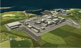  ??  ?? The UK government has considered direct investment to help Hitachi build the Wylfa power station on Anglesey in Wales. Photograph: Horizon/PA