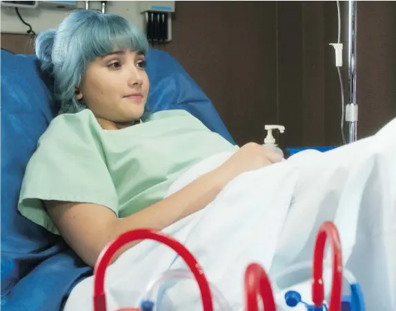  ?? — THE CANADIAN PRESS ?? Amanda Arcuri says her character’s abortion experience in Degrassi: Next Class will ‘help a lot of teenagers.’