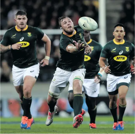  ?? PHOTO: HANNAH PETERS/GETTY IMAGES ?? DUANE VERMEULEN IS BACK IN THE SPRINGBOK TEAM AFTER A LENGTHY ANKLE INJURY LAY-Off. HE WILL BE A KEY PLAYER IN THE COMING WEEKS OF THE RUGBY CHAMPIONSH­IP.