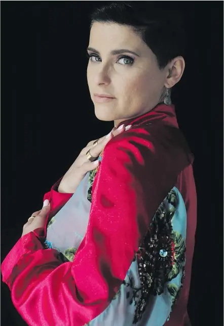  ?? — SONY MUSIC CANADA — THE CANADIAN PRESS ?? Nelly Furtado’s new album, The Ride, will be available Friday.