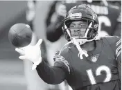  ?? NAM Y. HUH AP ?? The Chicago Bears used the franchise tag on wide receiver Allen Robinson in 2020, so he isn’t expected to hit the free agent market.