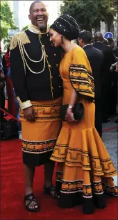  ?? PICTURES: AYANDA NDAMANE AND CINDY WAXA/
AFRICAN NEWS AGENCY (ANA) ?? ANC MP Mandla Mandela and his wife Rabia.