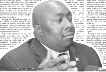  ??  ?? Minister Saviour Kasukuwere