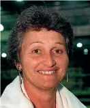  ??  ?? Netball coach and former Silver Ferns midcourter Georgie Salter died on Wednesday, aged 67.
