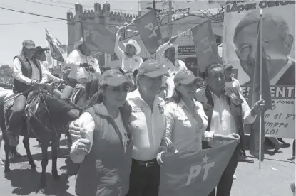  ?? CORTESÍA ?? Con uso de animales el partido realiza campaña electoral en Hidalgo.