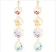  ??  ?? 8. Marks &amp; Spencer trapped gems drop earrings, £12.50