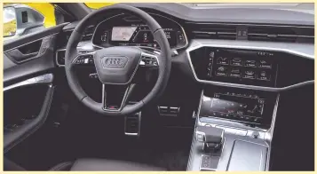  ?? Photo: Audi SA ?? The Audi S7 Sportback comes with an extended range of standard equipment to enhance the interior comfort.