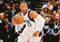  ?? Alex Goodlett / Getty Images ?? New Knicks guard Jalen Brunson said he isn’t letting chatter about his being overpaid affect his focus.