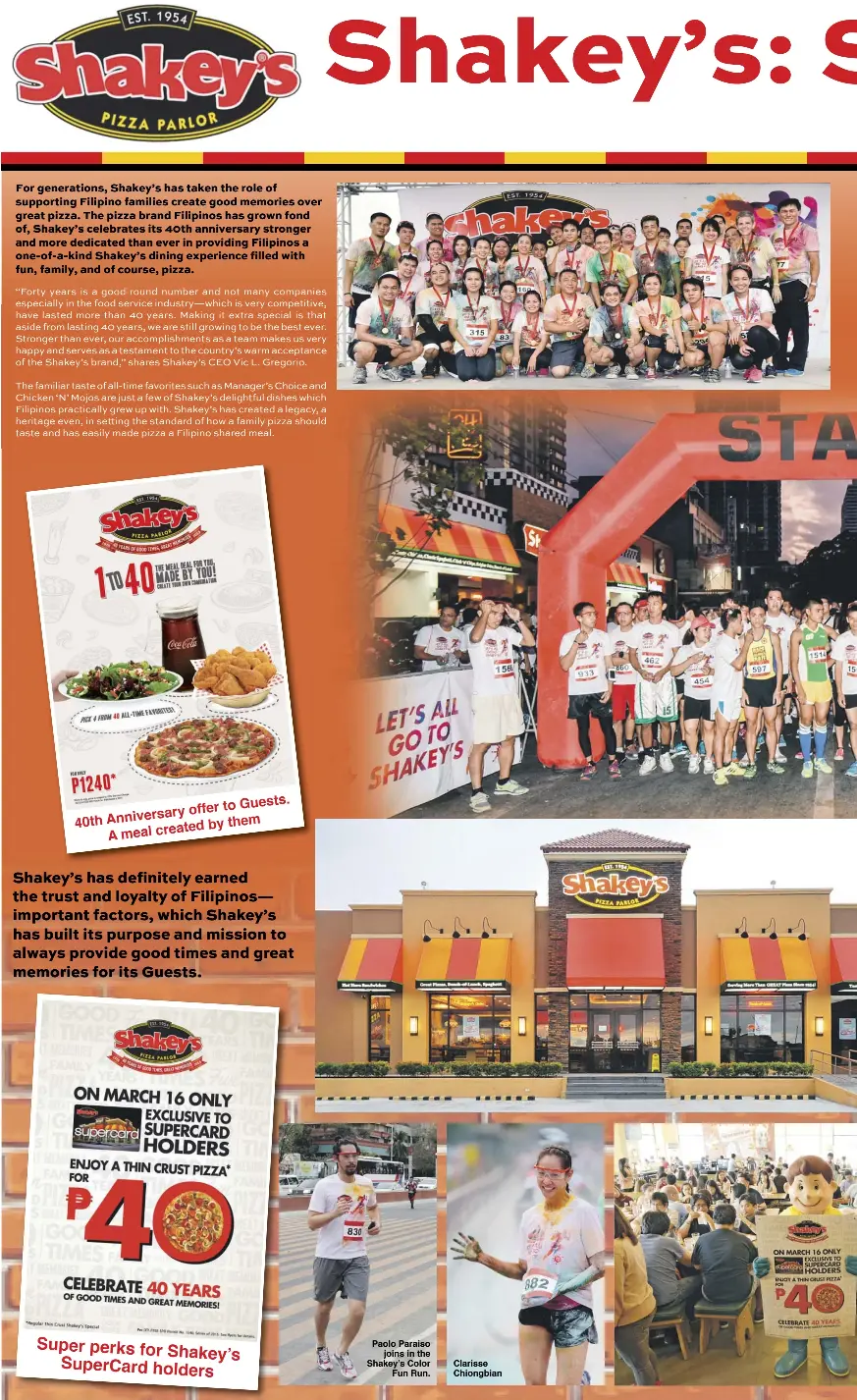 Shakey’s: Shakin’ Shakin’ it up at 40 - PressReader
