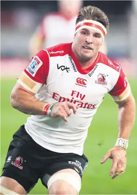  ?? Picture: Backpagepi­x ?? MAJOR BLOW. Star flanker Jaco Kriel is still recovering from a shoulder operation and is expected to miss the start of the Lions’ Super Rugby campaign.