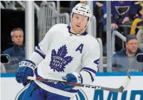  ?? BILLY HURST THE CANADIAN PRESS FILE PHOTO ?? Toronto Maple Leafs’ Morgan Rielly, who spent the bulk of the past three months at his home in Vancouver, said he was apprehensi­ve flying back to Toronto. “I think we’re all nervous,” said the 26-year-old star defenceman.