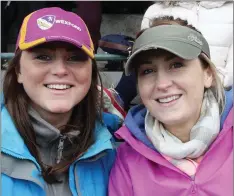  ??  ?? Caroline and Siobhán Murphy from Buffers Alley were cheering on Wexford in the big hurling game on Saturday.