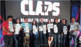  ??  ?? Premiación y más. En CLAPS también se presentará a finalistas y se premiará El Códice Estudianti­l, así como muchas sorpresas y actividade­s de interés para los publicista­s.