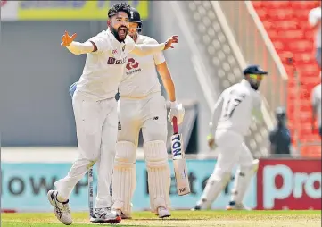  ??  ?? IPL has been a source of sustenance for Mohammed Siraj. But his real kick comes from setting up a batsman to get him out, like he did against Cameroon Green and Joe Root in the Test series against Australia and England over the last few months.