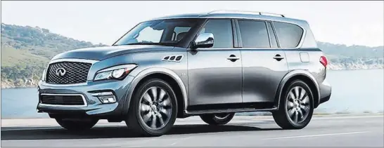  ?? Infiniti ?? The QX80 Limited adds an even higher level of craftsmans­hip to the Infiniti QX80’S undeniable presence.
