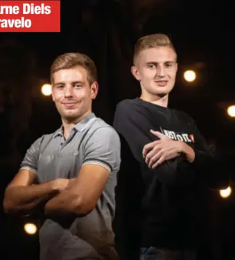  ?? FOTO SVEN DILLEN ?? De twee doelmannen van Gravelo: Maxime Panis en Arne Diels.