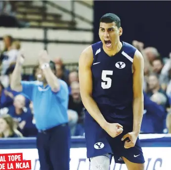  ?? Cortesía / BYU ?? Gabriel García y BYU comenzarán la temporada como los primeros clasificad­os en la NCAA. El equipo ocupó esa posición al final del acortado torneo 2020.