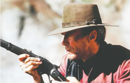  ?? POSTMEDIA FILES ?? Clint Eastwood understood the myth-busting aspects of the screenplay for Unforgiven.