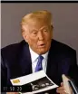  ?? KAPLAN HECKER & FINK ?? This image of Donald Trump is taken from a video deposition released Friday.