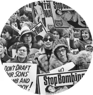  ??  ?? Stop the draft Activists with the Women’s Strike for Peace attempt to storm the Pentagon in 1967, one of many protests against the conflict in Vietnam that year