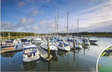  ??  ?? L E F T A further 66 berths will be created at Buckler’s Hard I N S E T The project will retain the area’s unique character