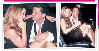  ??  ?? El romance de Mariah Carey y Luis Miguel causó furor en los 90. La cantante estaba tan enamorada del “Sol” que le hizo una dedicatori­a en su disco “Rainbow”: “Luis: Gracias a Dios que te encontré”.