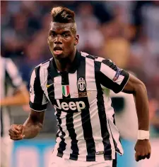  ?? REUTERS ?? Paul Pogba, 22 anni, alla Juventus dalla stagione 2012-2013