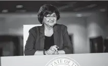  ?? Nick Wagner / Austin American-Statesman ?? Democrat Lupe Valdez has raised less than $1 million to support her candidacy for governor. Her opponent, GOP incumbent Greg Abbott, has $41 million in campaign funds.