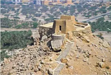 ?? Courtesy: RAK Tourism Authority ?? Promising lure Dhayah Fort in Ras Al Khaimah. RAK TDA has already started looking at potential source markets such as Europe as many Europeans seek to visit culture and heritage sites.