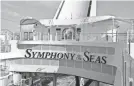  ?? USA TODAY ?? Royal Caribbean’s Symphony of the Seas launches this week.