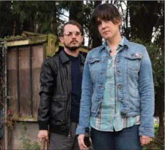  ?? COURTESY PHOTOS ?? Elijah Wood and Melanie Lynskey in Netflix. “I Don’t Feel at Home in This World Anymore” on