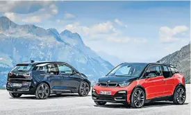  ??  ?? Design revisions give the i3 a better overall look, but the big news is the reveal of the more potent i3s.