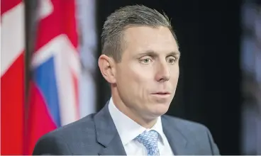  ?? ERNEST DOROSZUK / TORONTO SUN / POSTMEDIA NETWORK ?? Ontario PC leader Patrick Brown says he will support a Liberal private member’s motion condemning Islamophob­ia and will urge others to do the same, showing more political savvy than the federal Conservati­ves, writes Chris Selley.