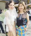  ?? ?? Nicole Ortega, Joanne Ramirez in Kaayo top and Antique tapis from Sen. Loren Legarda