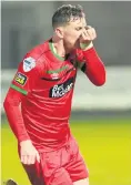  ??  ?? Marcus Kane says Glentoran are playing well away from home