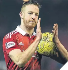  ??  ?? Aberdeen striker Adam Rooney.