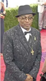  ??  ?? Spike Lee arrives at the Costume Institute Gala Benefit. — AFP photos