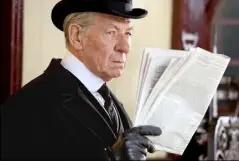  ??  ?? Ian McKellen gives a master class in acting in his starring role in “Mr. Holmes.”
