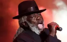  ??  ?? MAN IN BLACK: Calypso singer Mighty Shadow in 2011