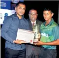  ??  ?? Pradyun Saikia of NCC 'Red' was the Best Batsman