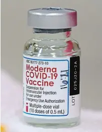  ?? CHARLIE RIEDEL ?? As of Monday, Peterborou­gh Public Health has received no word on when it might receive the COVID-19 vaccine, but has been expecting to get the Moderna version first.