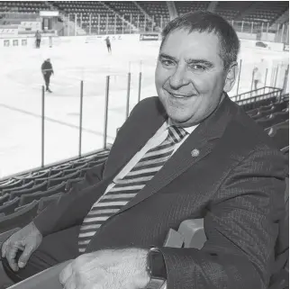  ?? FILE ?? Gilles Courteau visited the Eastlink Centre in Charlottet­own in 2019.