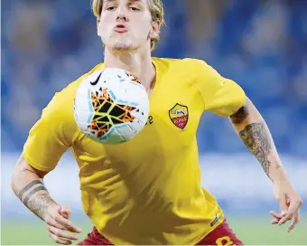  ?? GETTY ?? Nicolò Zaniolo, 21 anni, talento mancino arrivato alla Roma dall’estate del 2018