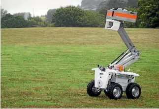  ?? PHOTO: SUPPLIED ?? Massey University will be demonstrat­ing its semi-autonomous ag-hort robot at the Central District Field Days.