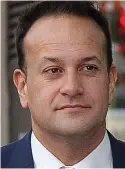  ??  ?? Tax pledges: Leo Varadkar