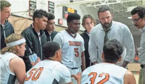  ?? RICHARD FOREMAN JR. ?? Ben Affleck stars as a former basketball star who finds redemption coaching his alma mater’s team in “The Way Back.”