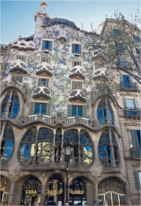  ?? — Photos: MING TEOH/The Star ?? Casa Batllo, now a modernist museum, was designed by architect Antoni Gaudi.